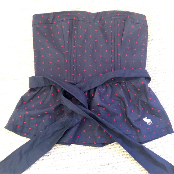 ABERCROMBIE & FITCH Polka Dot Tube Top - Picture 4 of 7